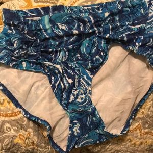 NWOT Torrid Paisley Blue Bikini Bottoms